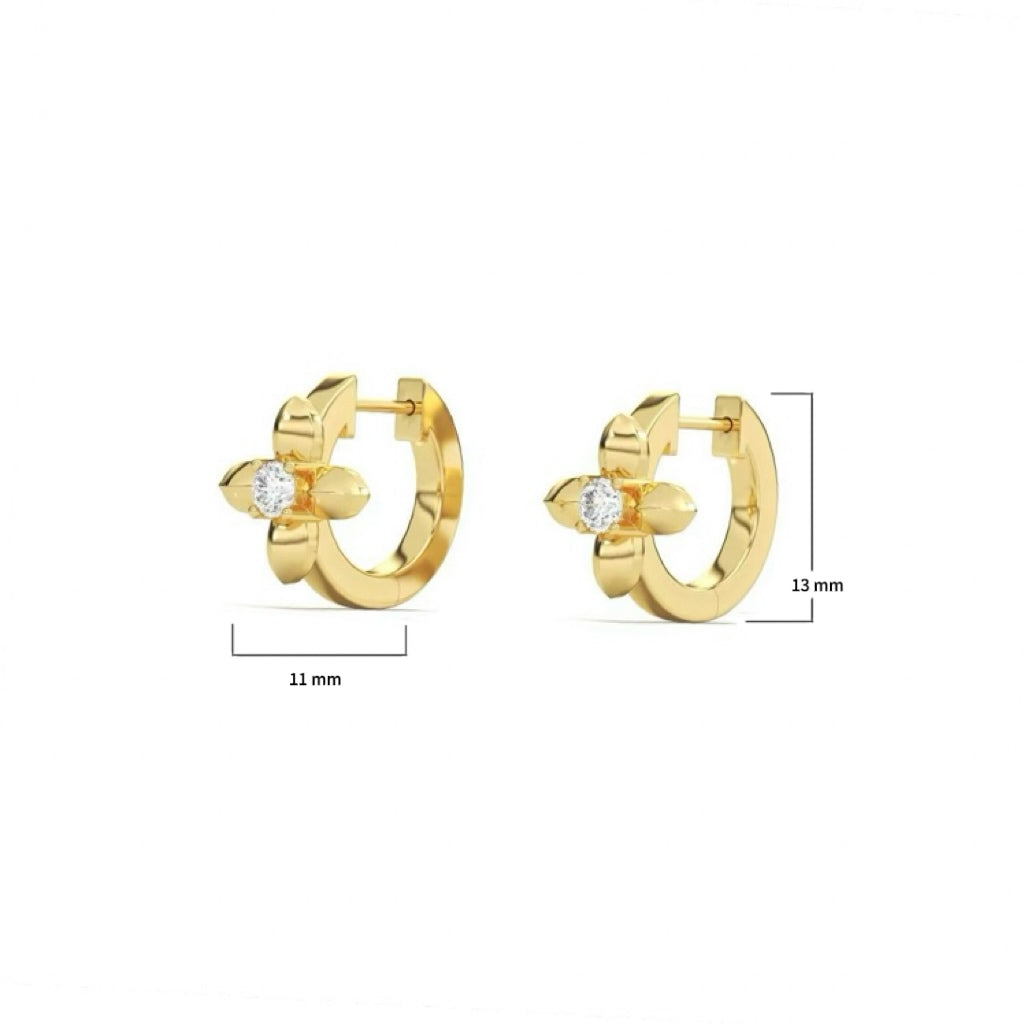 Lilas Noir Boucles d’oreilles