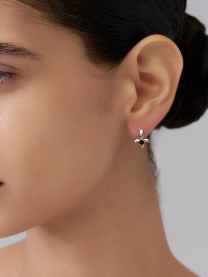 Lilas Noir Boucles d’oreilles