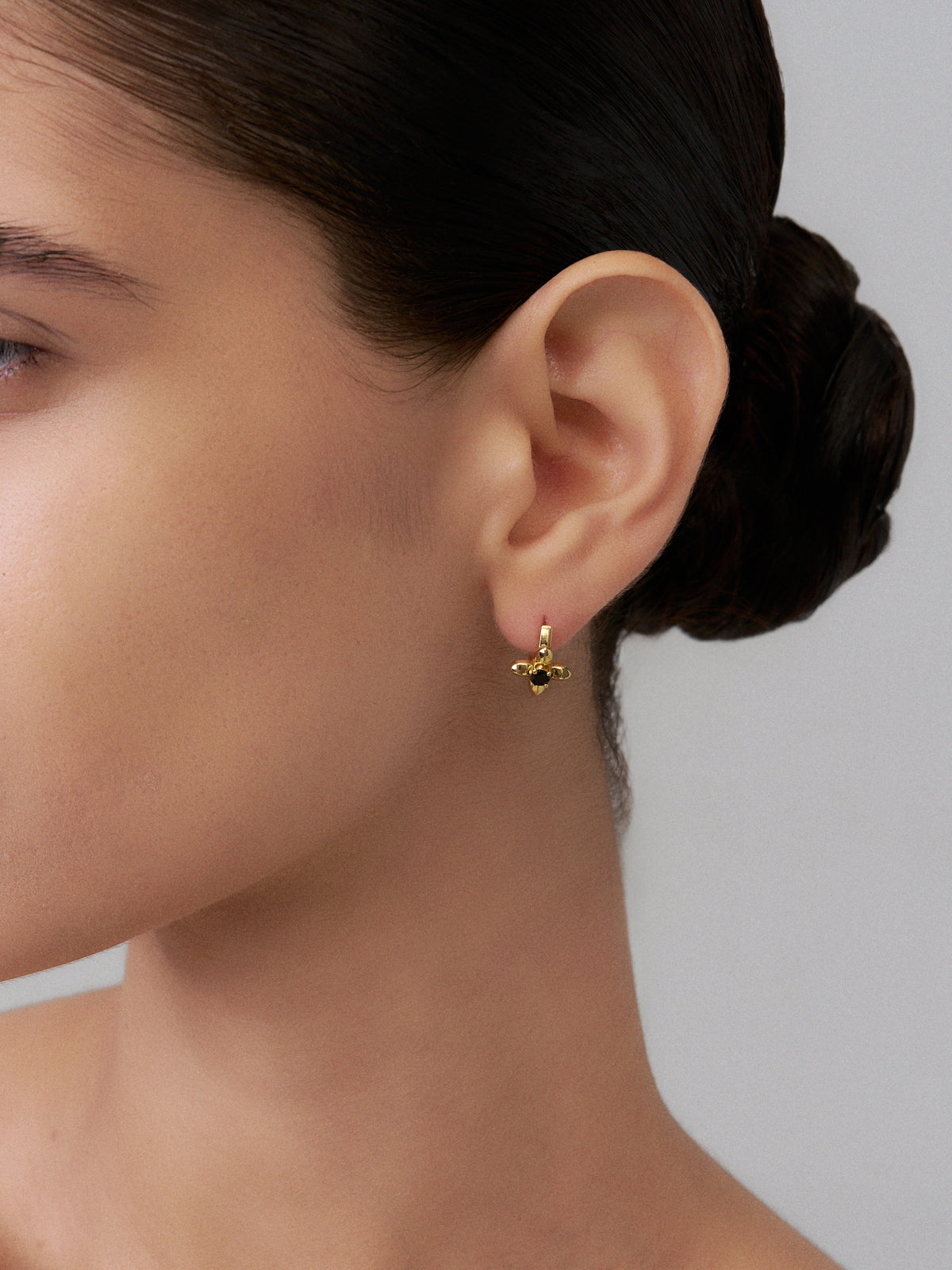Lilas Noir Boucles d’oreilles
