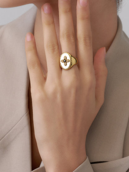 Lilas Noir Bague