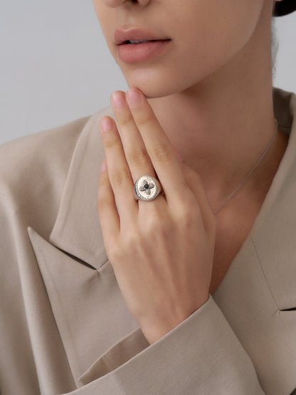 Lilas Noir Bague