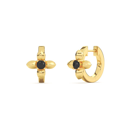Lilas Noir Boucles d’oreilles