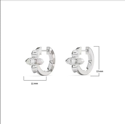 Lilas Noir Boucles d’oreilles