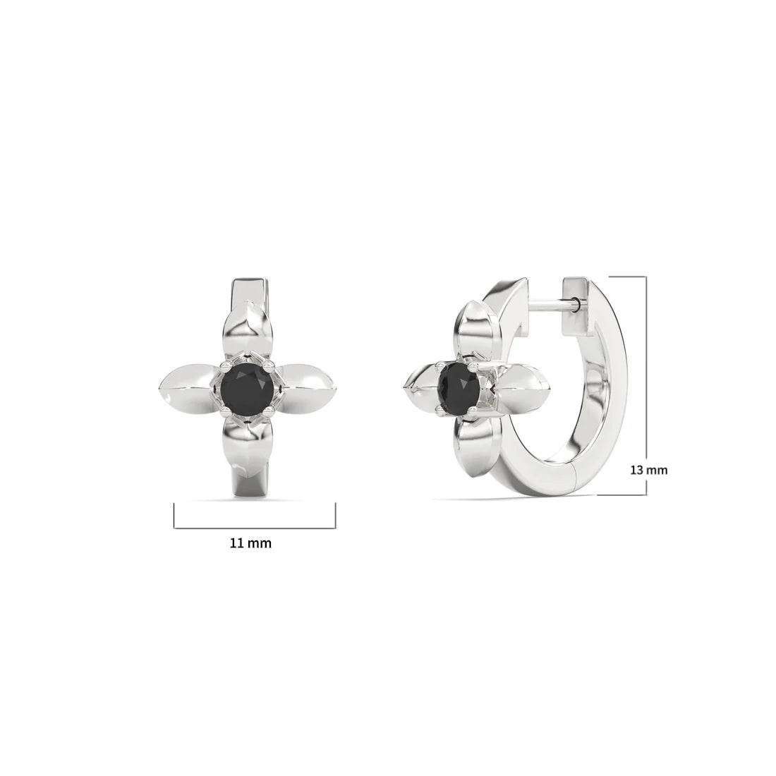 Lilas Noir Boucles d’oreilles