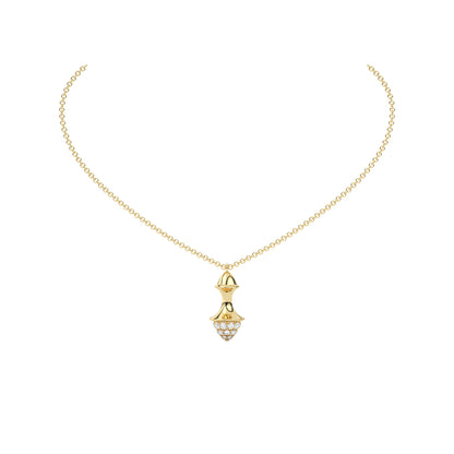CHECKMATE CHECK  PAVÉ PENDENTIF