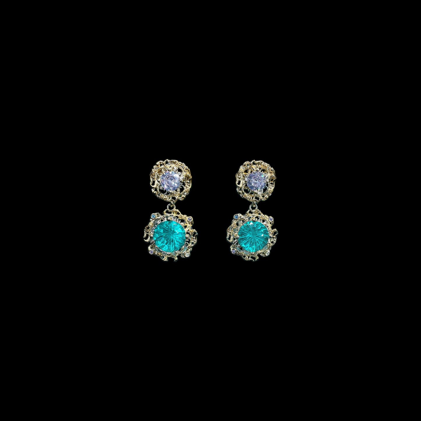 MIRAGE JARDIN boucles d’oreilles