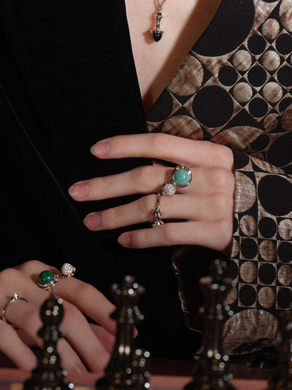 CHECKMATE CHECK  BAGUE JUMELLE