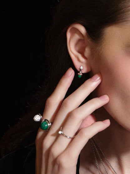 CHECKMATE CHECK  BOUCLES D'OREILLES