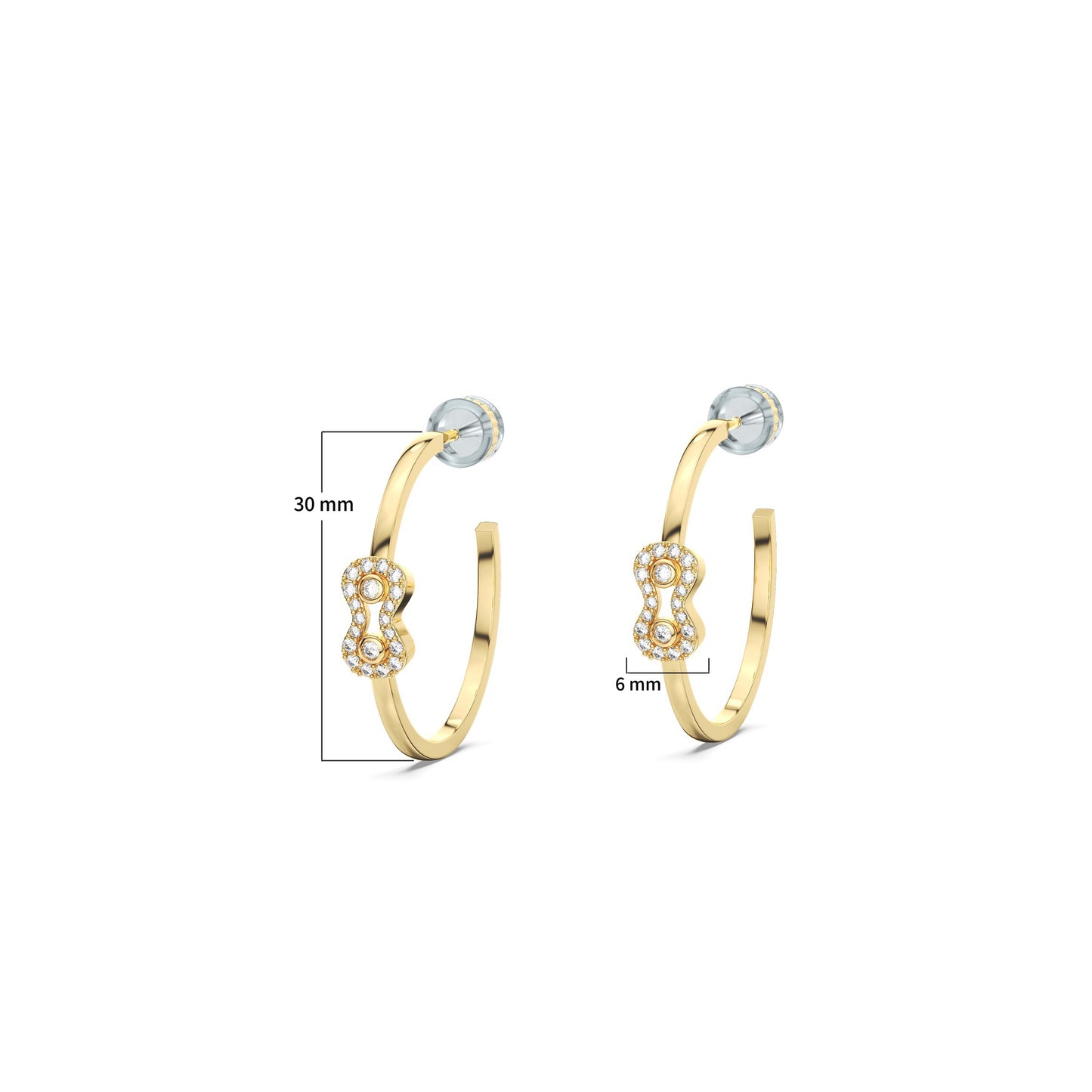 Clasp Boucles d'oreilles