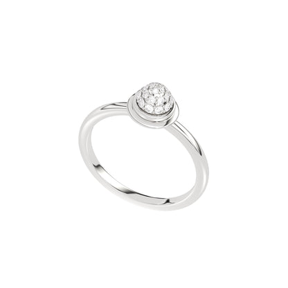 CHECKMATE CHECK PAVÉ  BAGUE (MEDIUM VERSION)