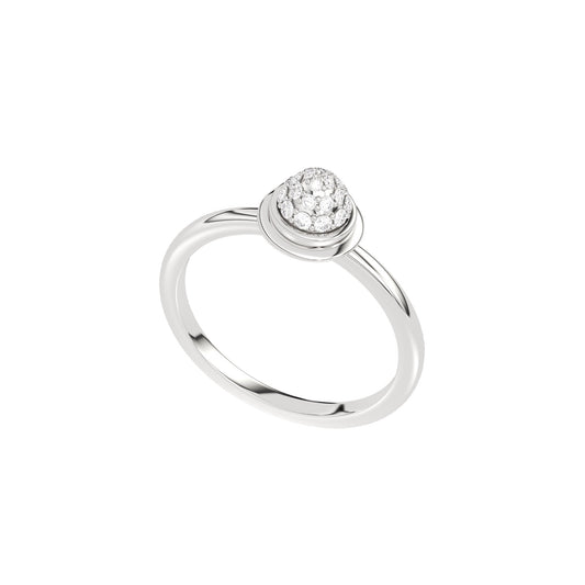 CHECKMATE CHECK PAVÉ  BAGUE (MEDIUM VERSION)