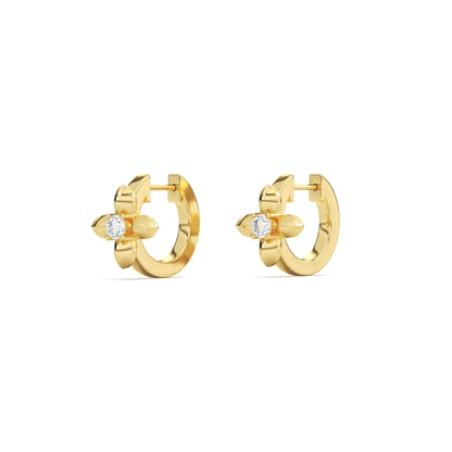 Lilas Noir Boucles d’oreilles