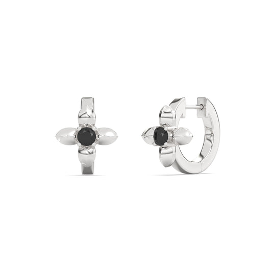 Lilas Noir Boucles d’oreilles