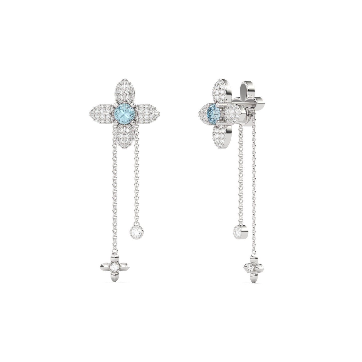 Sérénade des Lilas Boucles d'oreilles